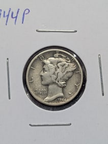 1944-P Mercury Dime, 90% Silver