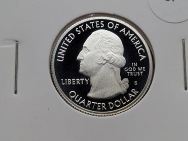 2010-S 90% Silver Proof America the Beautiful Quarter, Yosemite, California (CA)