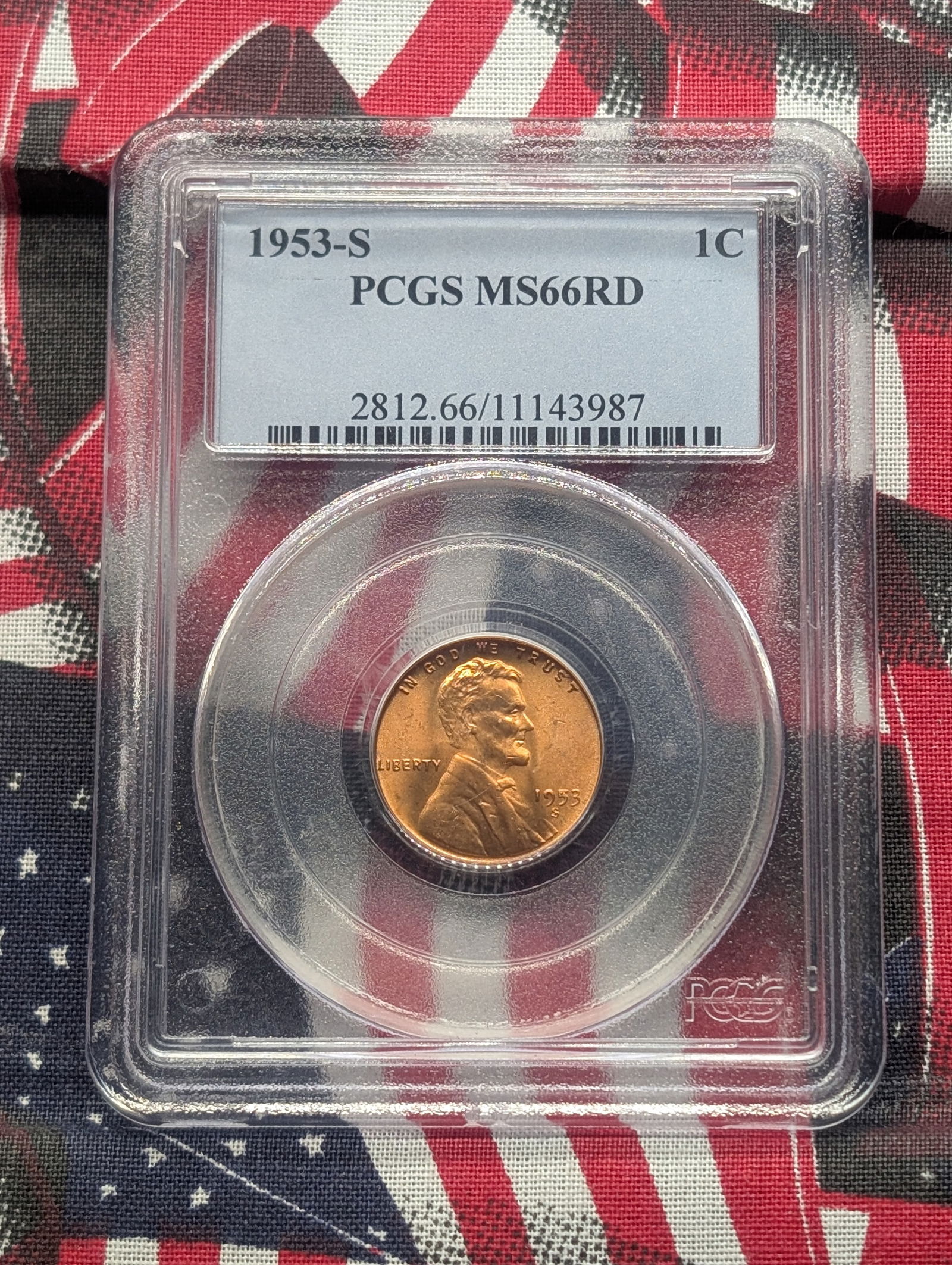 1953-S Lincoln Wheat Cent MS66 RD By PCGS (1 of 4)