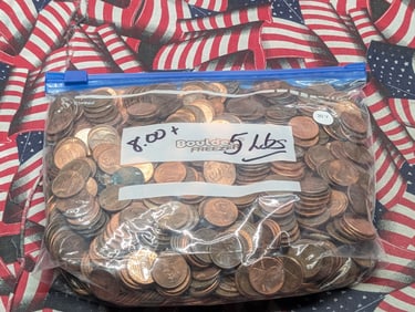 Approx 5 Pounds Unsearched Lincoln Cents