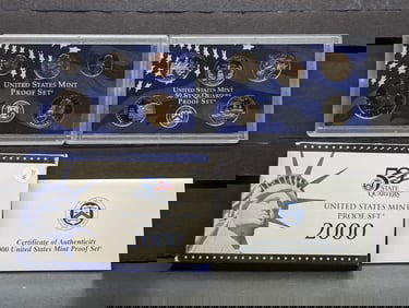 2000-S US Proof Set w/State Quarters