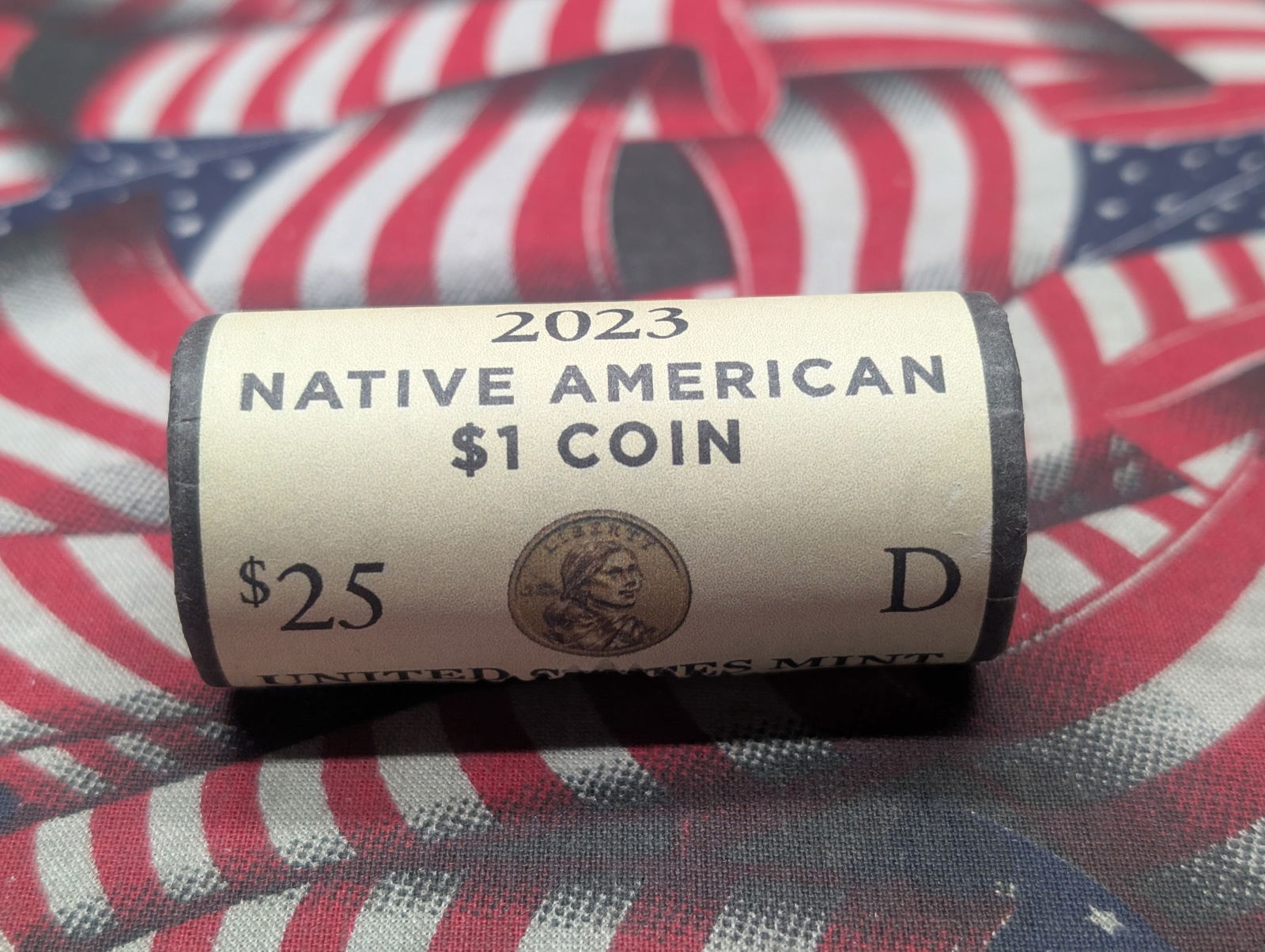 2023-D Native American Twenty Five Dollar Roll, Uncirculated In OGW (1 of 3)