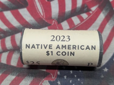 2023-P Native American Twenty Five Dollar Roll, Uncirculated In OGW