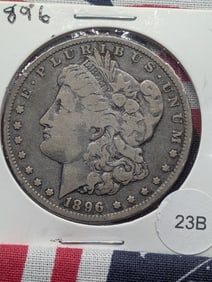 1896 O Morgan Dollar, 90% Silver