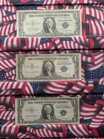 (3) 1935-G "Silver" Certificates, Lower Serial numbers
