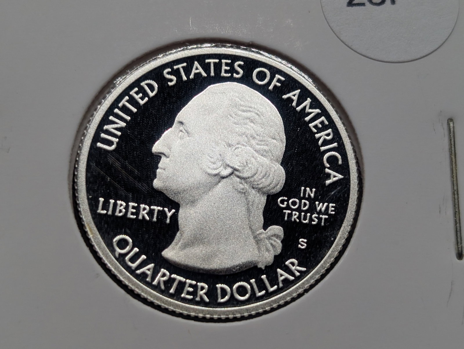 2010-S 90% Silver Proof America the Beautiful Quarter, Yellowstone, Wyoming (WY): 2010-S 90% Silver Proof America the Beautiful Quarter, Yellowstone, Wyoming (WY)