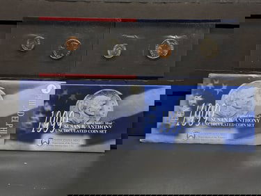 1999-P&D Susan B. Anthony UNC Coin Set
