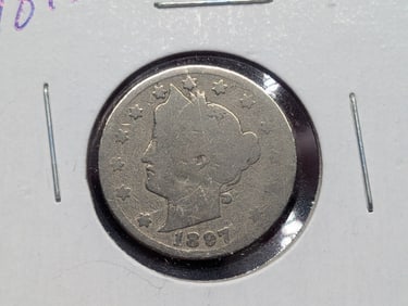 1897 Liberty Head V Nickel