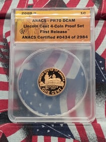 2009-S Professional Life Bicentennial Lincoln Cent PR70 DCAM By ANACS