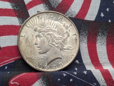 1923 Peace Dollar, 90% Silver