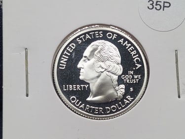 2006-S 90% Silver Proof State Quarter, South Dakota (SD) Mount Rushmore