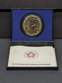 1974 Bicentennial Commemorative Medal John Adams