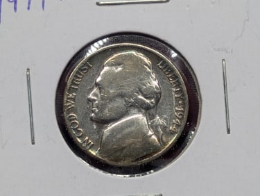 1944-P 35% Silver Jefferson Nickel, WWII Issue