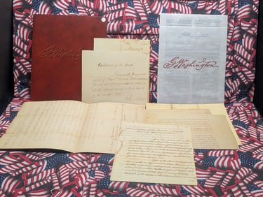 Historical George Washington Handwritten Documents Issued By U.S. Mint In Collaboration With
