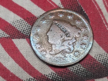 1833 US Coronet Head Large Cent, Better Date!