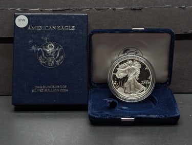 1995-P American Silver Eagle .999 Fine Silver One Troy Ounce in OGP w/ COA