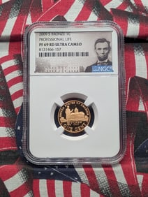 2009-S Bronze Professional Life Bicentennial Lincoln Cent PF69 RD UC By NGC