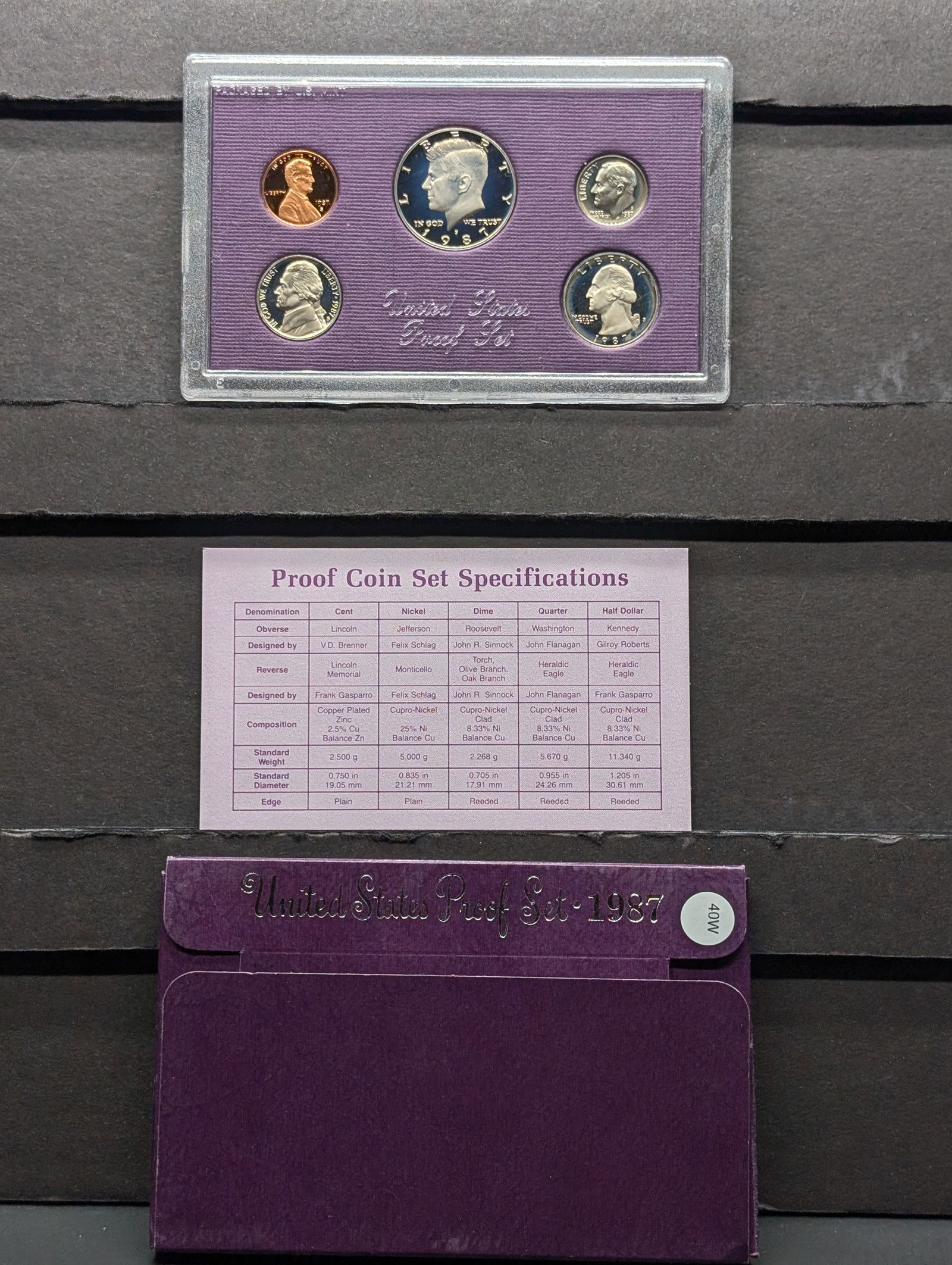 1987-S US Proof Set (1 of 4)