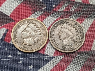 1896 & 1895 Indian Head Cents