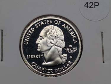 2006-S 90% Silver Proof State Quarter, North Dakota (ND)