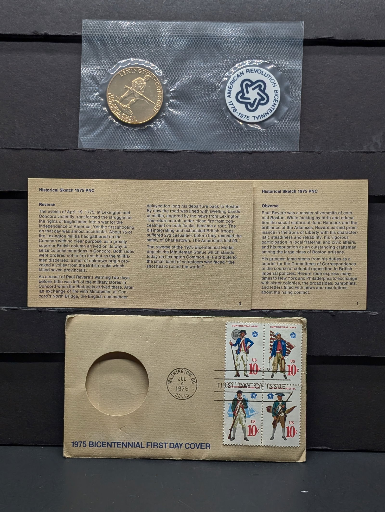 1975 Bicentennial First Day Cover Paul Revere (1 of 5)