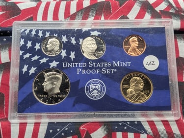 2000-S "Proof" Partial mint set w/out quarters, box, or COA
