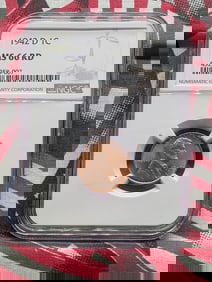 1942-D Lincoln Wheat Cent MS66 RD By NGC