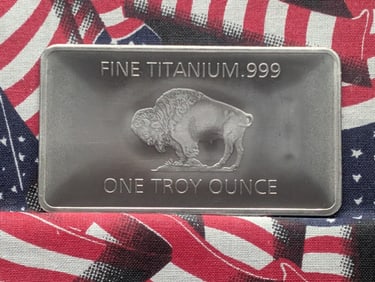 1 Ounce-.999 Pure Titanium - Buffalo Style, BU