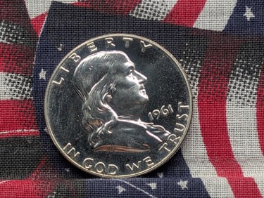 1961 Franklin Half Dollar, 90% Silver