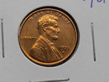 1971-S Lincoln Memorial Cent