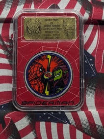 2024 Niue Spiderman vs. Green Goblin Colorized Two Dollars, 1 Troy Ounce .999 Fine Silver