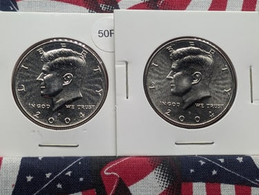 2004 P & D Uncirculated Kennedy Half Dollars