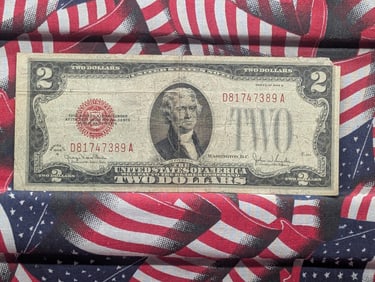 1928-G $2 Federal Reserve Red Seal Note