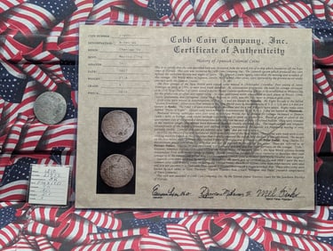 1807 Mexico 8 Reales, 89.6% Silver, Recovered From 1810 Shipwreck w/ Mel Fisher Certification
