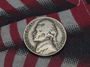 1942-D/Horizontal-D Jefferson Nickel - VF/XF