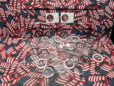 Bag of 55+ Various Sized Coin Capsules - EMPTY