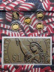 Presidential Dollar Collection in Gem Proof Condition - All "S" Mint Marks"