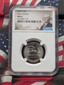 2023-P Maria Tallchief Quarter - NGC MS67