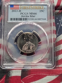 2023-D Jovita Idar Quarter - PCGS MS66 - First Strike