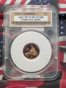 2009-S PROOF Lincoln Formative Years Cent - NAC Cert. PR70 RD DCAM