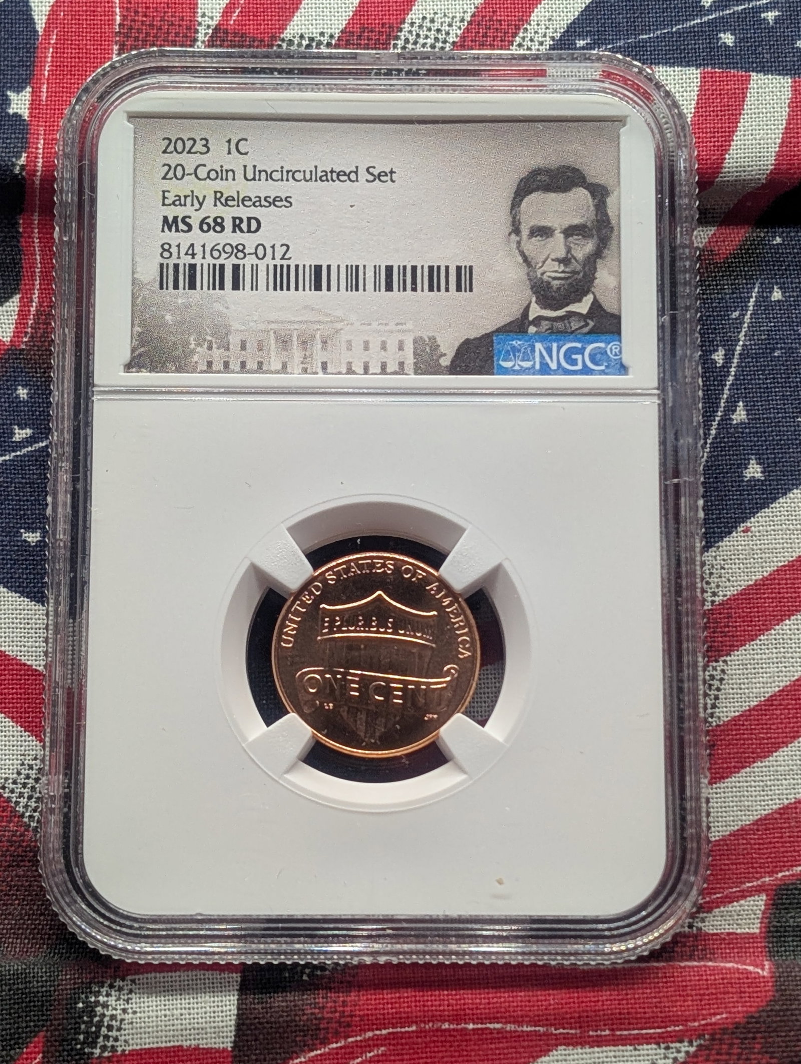 2023 Lincoln Shield Cent - NGC MS68 RD - Early Release: 2023 Lincoln Shield Cent - NGC MS68 RD - Early Release