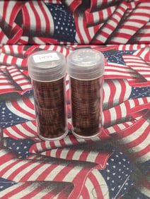 Full Tubes of 1973-P&D & 1979-P&D Uncirculated Washington Quarters (80 Coins)