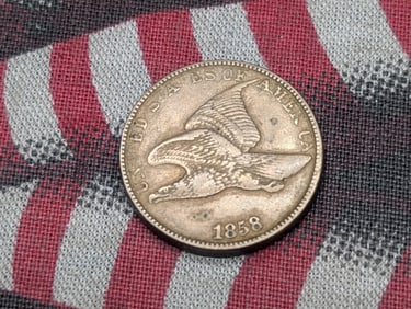 XF - 1858 Flying Eagle Cent