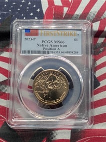 2023-P Sacagawea Native American Dollar - PCGS MS66 - First Strike - Position A