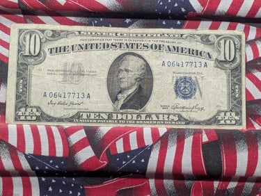 1953 Series $10.00 Silver Certificate