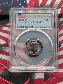2023-P Roosevelt Dime - PCGS MS66 FB - First Strike