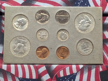 Partial 1958 U.S. Mint Set - Denver - Includes Six 90% Silver Coins