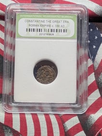 c. 330 AD Constantine the Great Era Roman Empire Coin