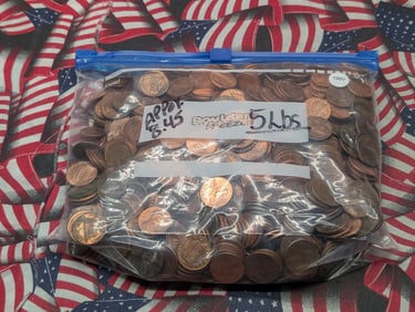 Approximately Five Pounds Of Unresearched Lincoln Cents