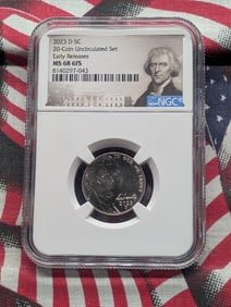 2023-D Jefferson Nickel - NGC MS68 6FS - Early Release